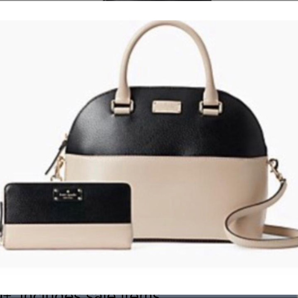 NWT Kate spade purse and zip wallet